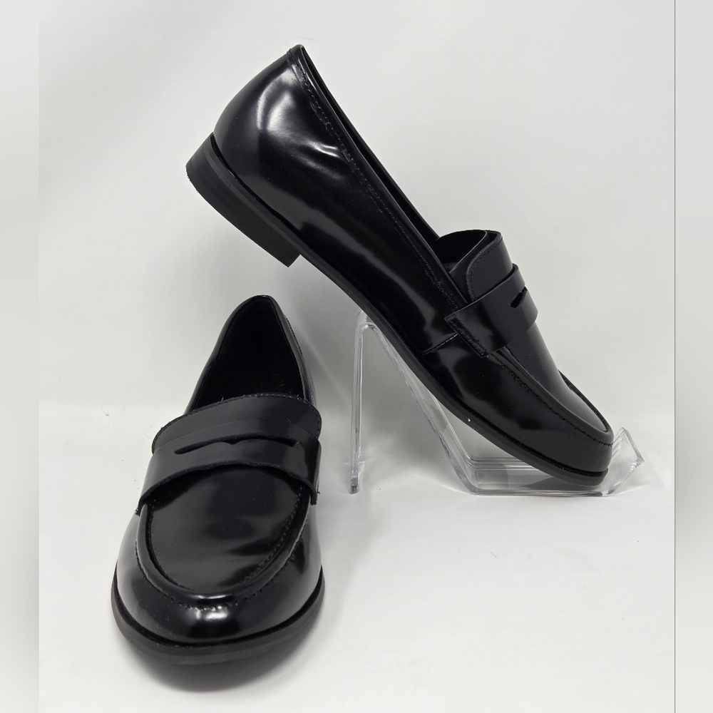 Banana Republic Black Leather Loafer